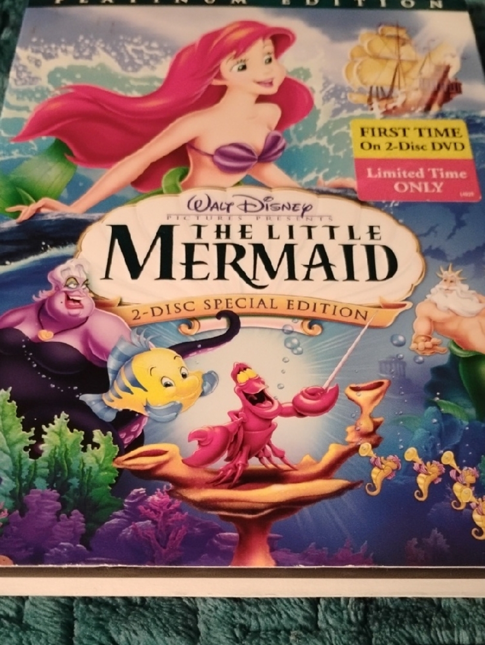 Disney The Little Mermaid DVD  2 Disc Limited Time